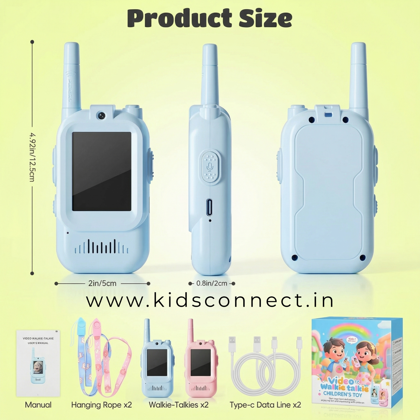 Kids Video Walkie Talkies (2 Pack)