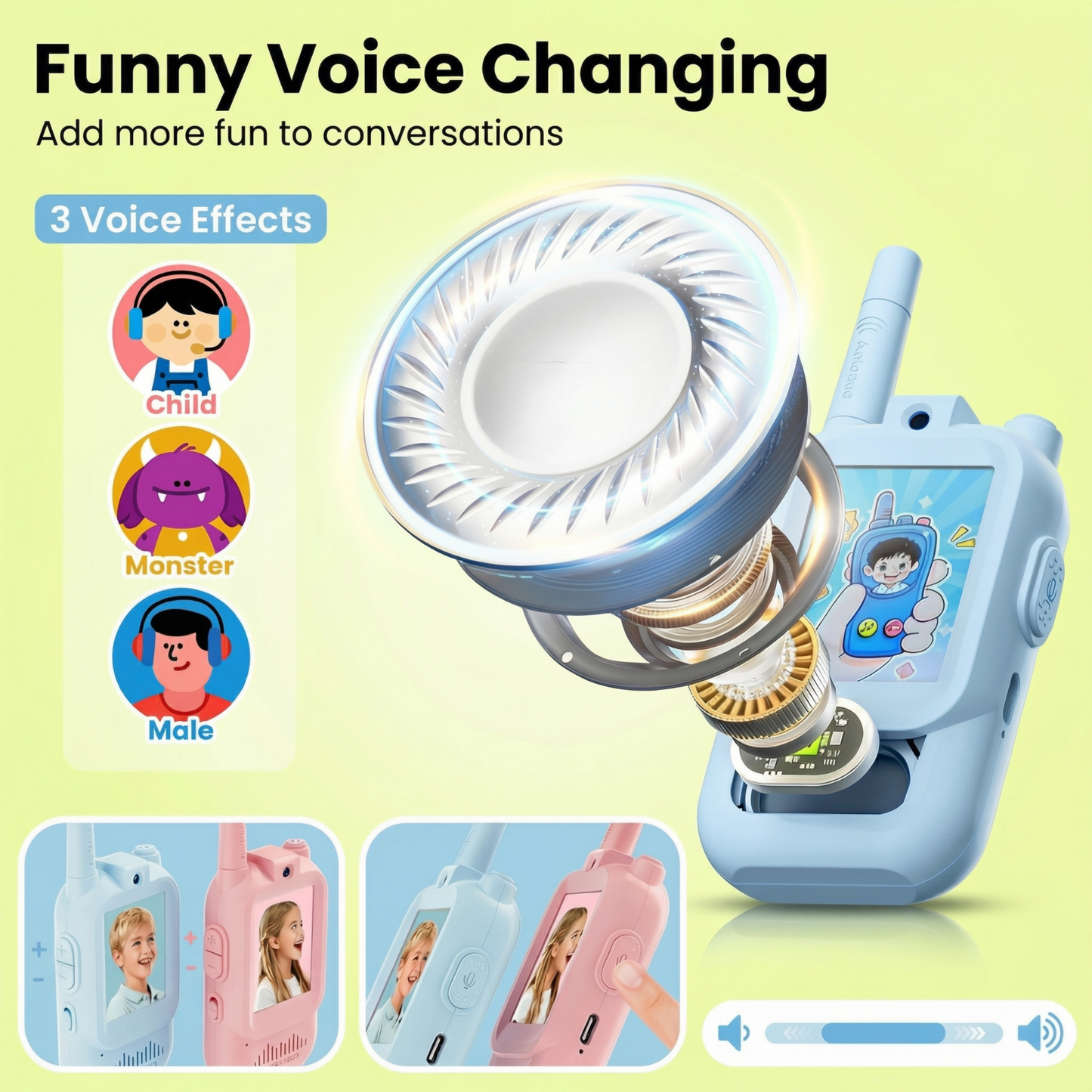 Kids Video Walkie Talkies (2 Pack)